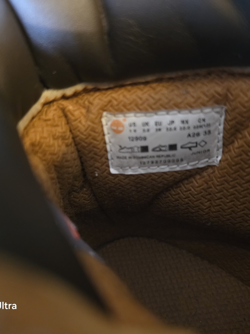 Timberland Wheat Brown Kids' Lace-Up Work Boots - Picture 3 of 8